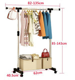 Tringle Penderie Mobile Grande Taille