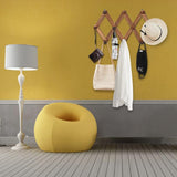 Porte Manteau Mural Bois et Rétractable