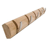 Porte Manteau Mural Bois <br>Rond