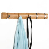 Porte Manteau Mural Bois <br>Rond