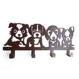 Porte Manteau Mural Original Petits Chiens