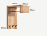 Porte Manteau Mural Bois Tringle
