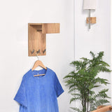 Porte Manteau Mural Bois Tringle