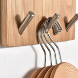 Porte Manteau Mural Bois Tringle