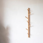 Porte Manteau Mural Bois Vertical