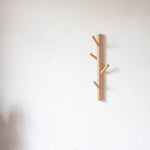 Porte Manteau Mural Bois Vertical
