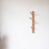 Porte Manteau Mural Bois Vertical
