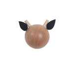 Porte Manteau Mural Bois Boules Bois