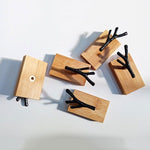 Porte Manteau Mural Bois Branche Bois