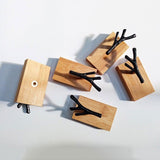 Porte Manteau Mural Bois Branche Bois