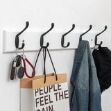 Nordic Fashion Home Decor Coat Hook Double Hooks Hallway Bedroom Door Hat Clothes Rack Hanger Kitchen Toilet Wall Brack Hook